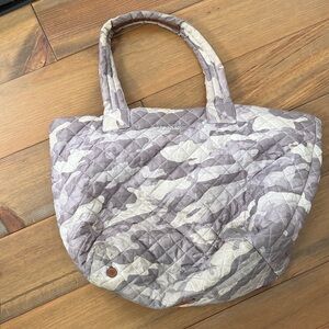 MZ Wallace Gray Quilted Tote